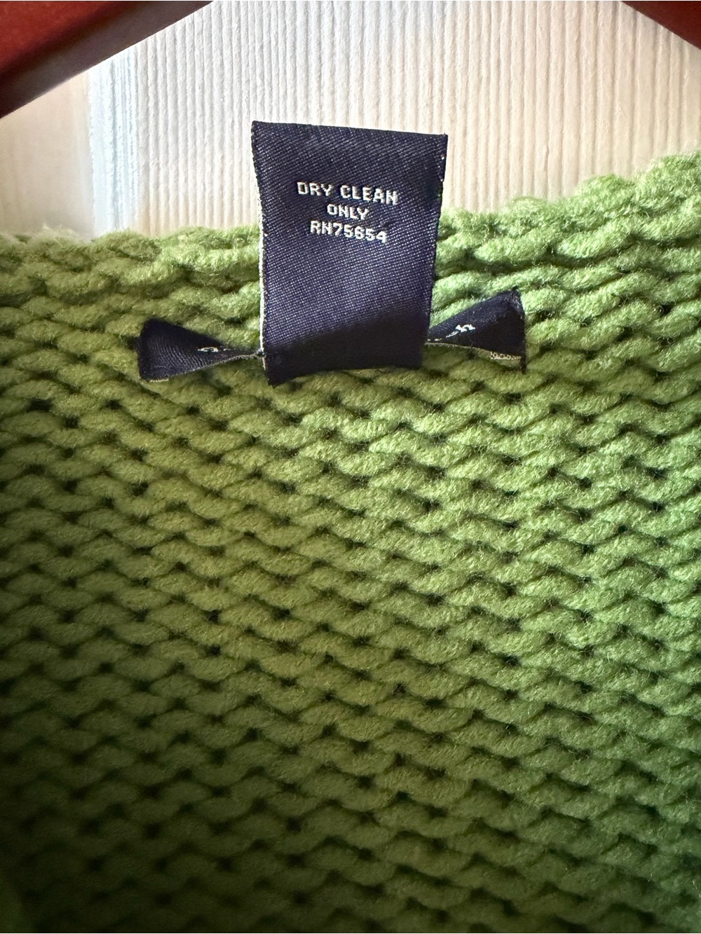 Abercrombie & Fitch Lime Green Chunky Knit Zip Cardigan - Picture 8 of 13